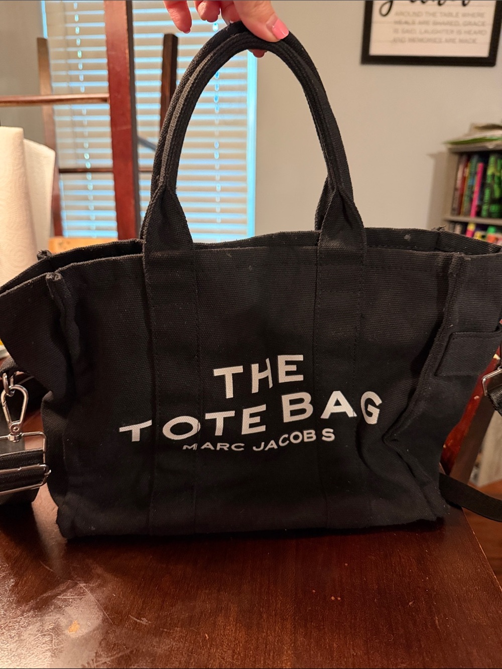 Marc Jacobs The Tote Bag Canvas Tote in Black